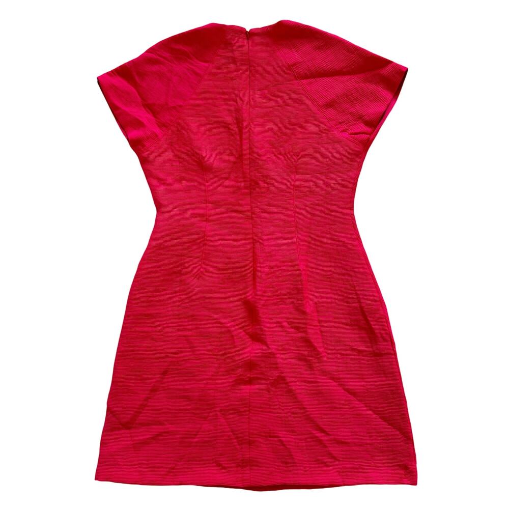 Natori Pink Sheath Textured Short Dress size 6 NEW retail $169 - Picture 2 of 10